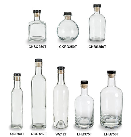 Corked Glass Bottles for Oil & Spirits | Specialty Bottle